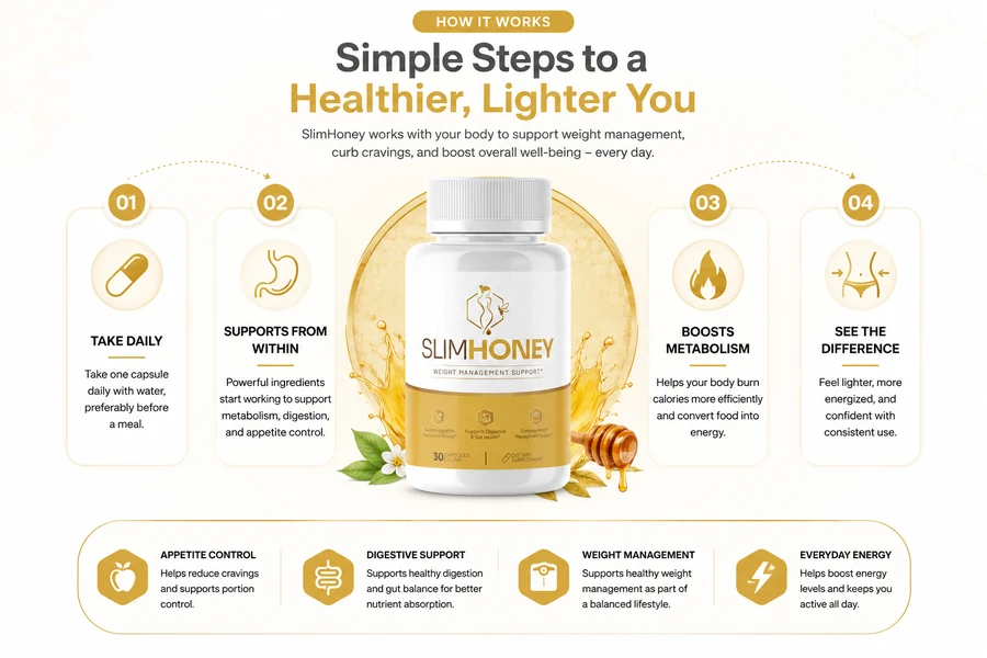 How SlimHoney works, from the daily capsule to supporting weight management